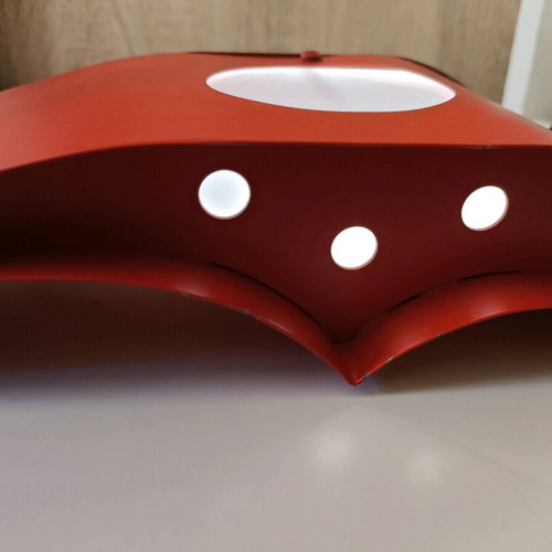 Design LED lamp used, red, modern style