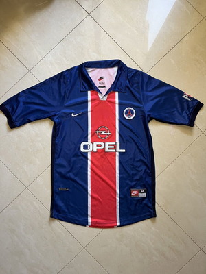 Vintage φανέλα ποδοσφαίρου PSG 2000/01 Nike Home καινούργια