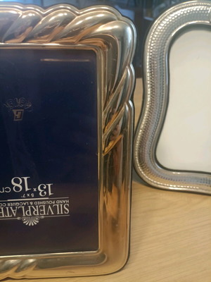 Silver-plated frames like new