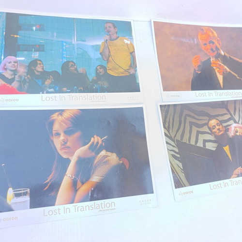 Lost in Translation Odeon Lobby Cards set of 14 used