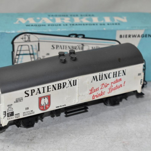 Märklin HO Bierwagen Spatenbräu München used with box