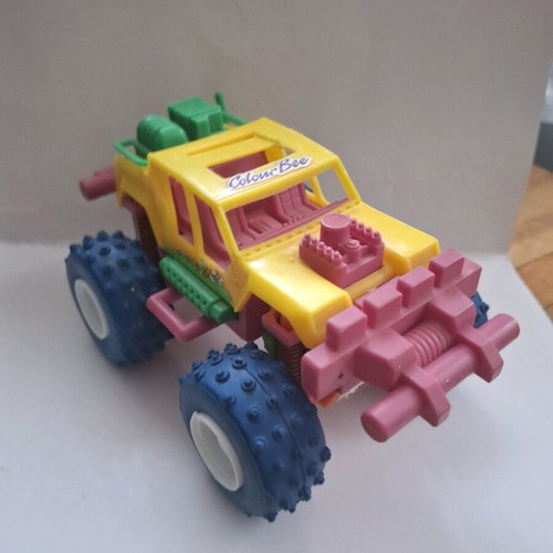 Monster Truck Colour Bee 4x4 vintage toy used, retro style