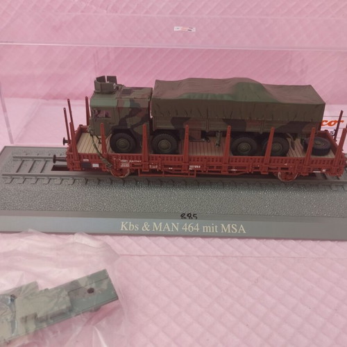 Roco HO Scale Wagons like new for two-rail system, military transport