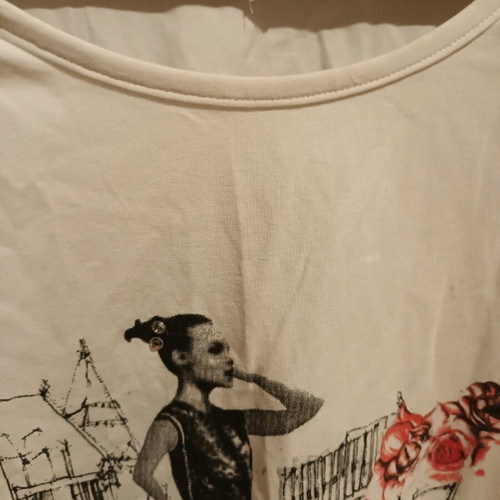 Girls' blouse 10 years new All Stars white