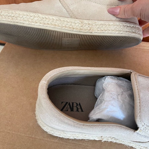 Zara men’s εσπαντρίγιες σαν καινούργιο, μέγεθος 42, μπεζ