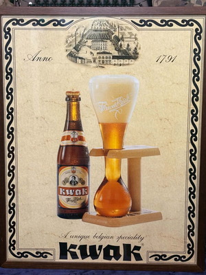 Kwak collectible promotional frame