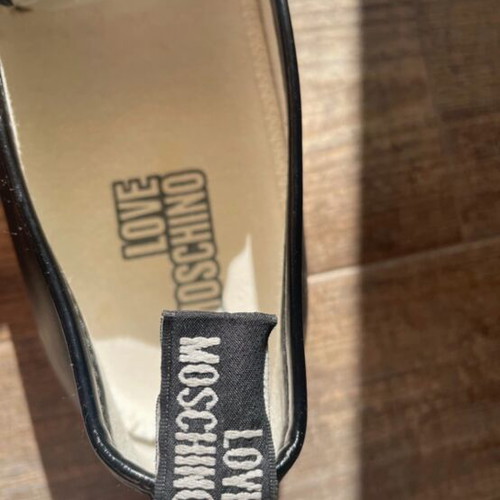 Love Moschino women's shoes used, size 39, black