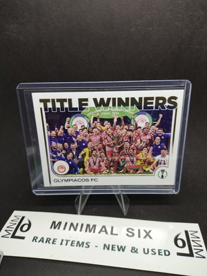 Topps Olympiacos κάρτα Title Winners Conference League σαν καινούργιο