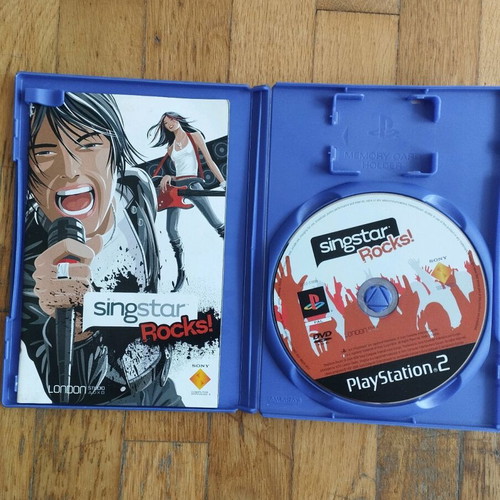 Singstar Rocks! PS2 used, Greek, complete