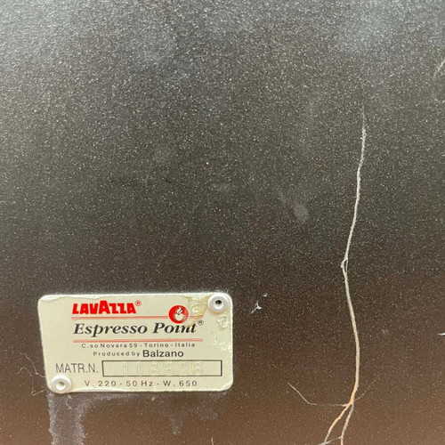 Lavazza Espresso Point coffee machine used, non-working for repair