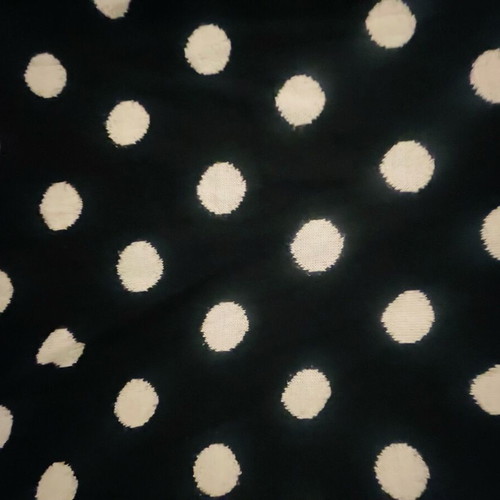 Badila sweater used, polka dot, black and white, one size