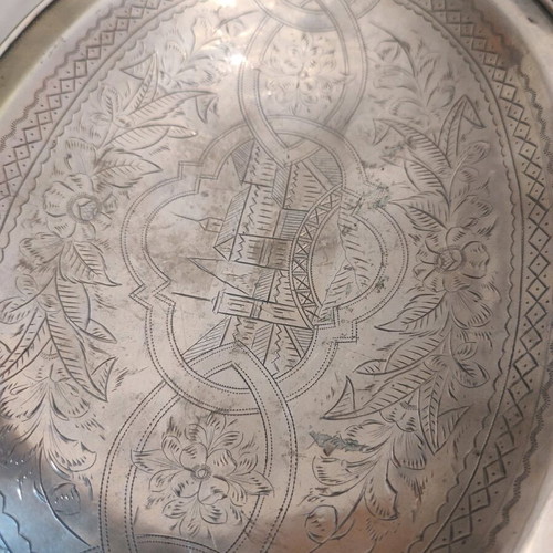 Silver 84 Russian Tsarist Hand-Carved Tableware Like New