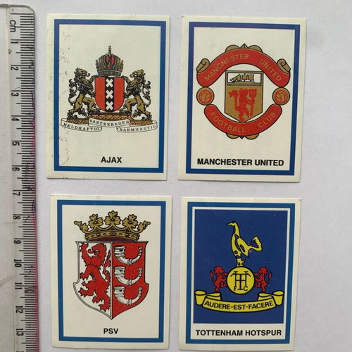 Rare Kellogg's 1993 football stickers set of 4 teams mint condition