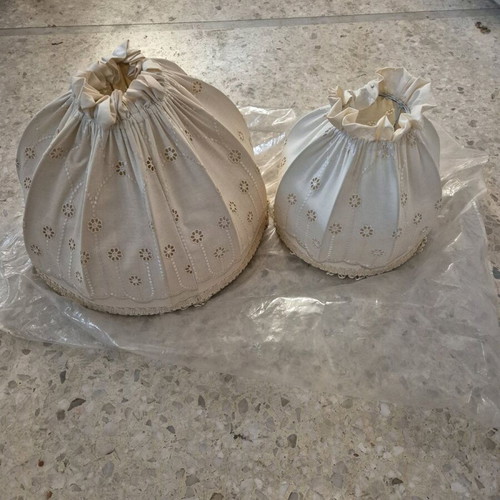 Lampshade hats new nylon with metal frame