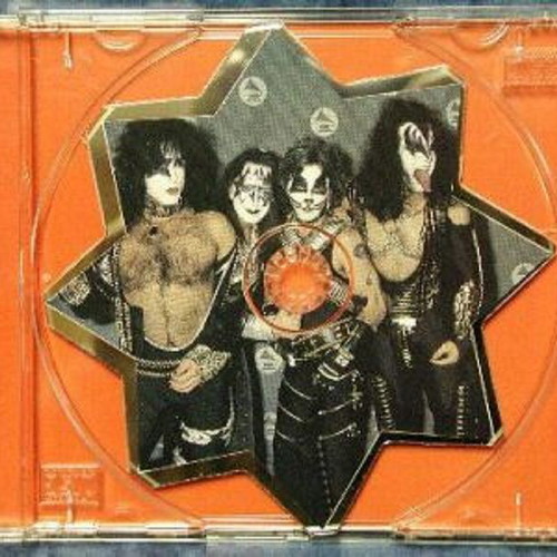 KISS shaped picture disc CD sealed, Platinum Award and collectible poster set