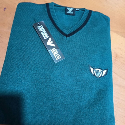 Emporio Armani pullover new, size s/m, green