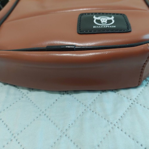 Bull Captain men's shoulder bag like new, brown