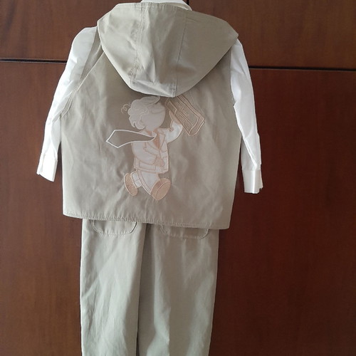 Baptism set new for boy size 6-12