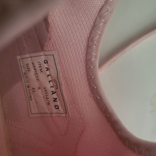 John Galliano athletic shoes new, size 41, pink