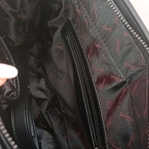 Axel shoulder bag used, black with strap