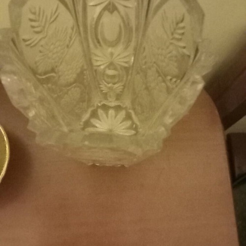 Crystal vase from the 80s like new