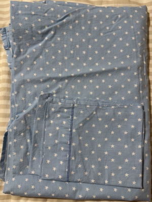 Baby sheet and pillowcase set