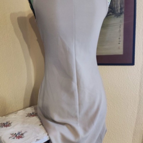 Bibibo beige nude dress with metallic studs