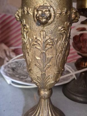 Bronze chalice like new, heavy embossed