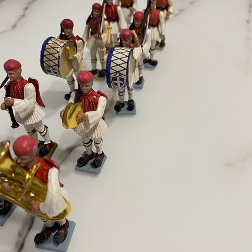 Athina Pal Evzones military figurines used