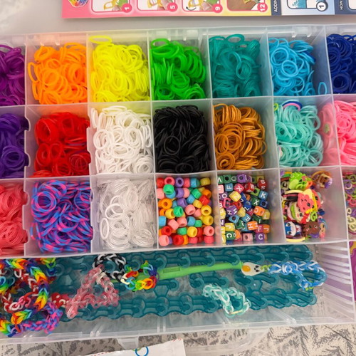 Rainbow Loom Loomi-Pals Mega Combo Bracelet set like new, 2 kits with pouch