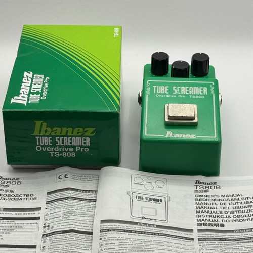 Ibanez TS808 Tube Screamer overdrive pedal used
