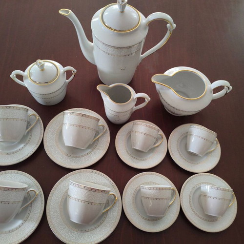 Mitterteich Bavaria Germany porcelain tea and coffee set like new