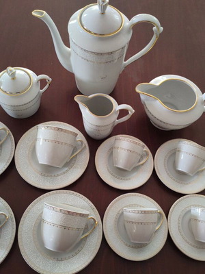Mitterteich Bavaria Germany porcelain tea and coffee set like new