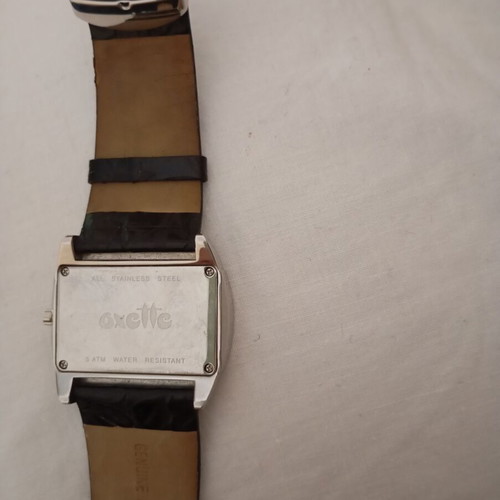 Oxette women's watch used, black and silver