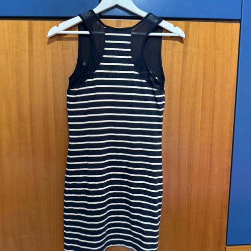 BSB blue striped short dress used, size M
