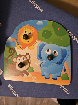 Hape ξύλινο παζλ με ζωάκια σαν καινούργιο