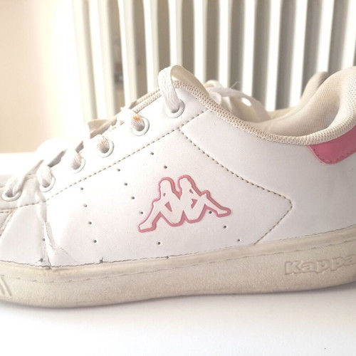 Kappa white sneakers like new, sizes 38.5 and 39