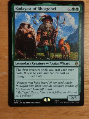 Radagast of Rhosgobel Magic the Gathering card new