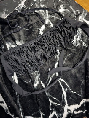 Swimwear top like new, size S, black