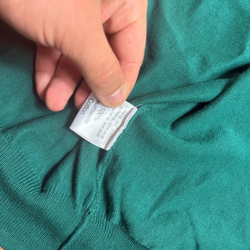 James B. Cook cotton cardigan XXL new, emerald green