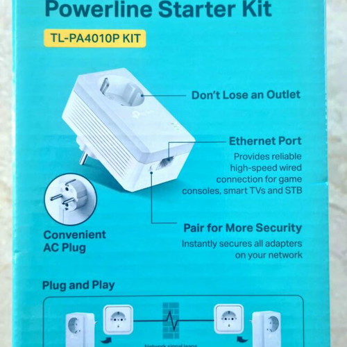 TP-Link AV600 Powerline Network Extender with Passthrough Socket