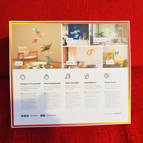 Nanoleaf Shapes Triangles Starter Kit, 9 panels