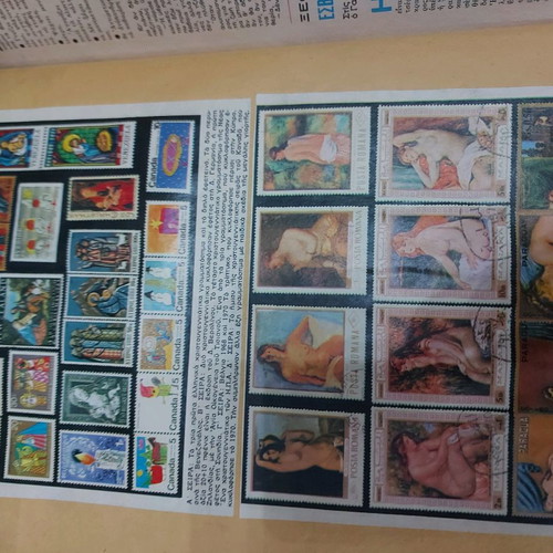 Vintage album used with collage from 60s magazines