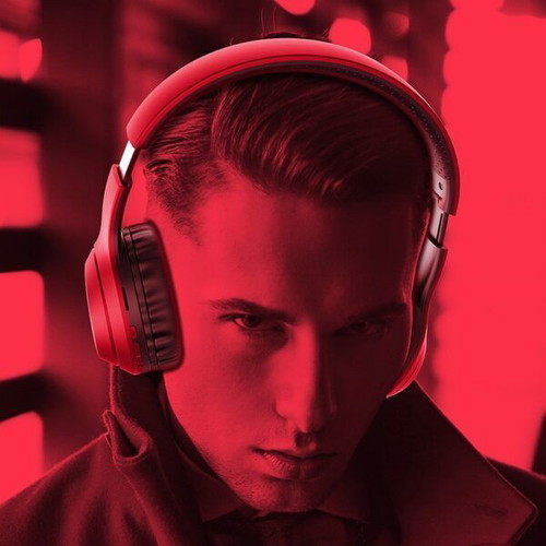 Hoco Bluetooth headphones FUN move W30 red new