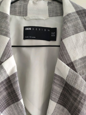 ASOS design checked jacket new, grey and purple