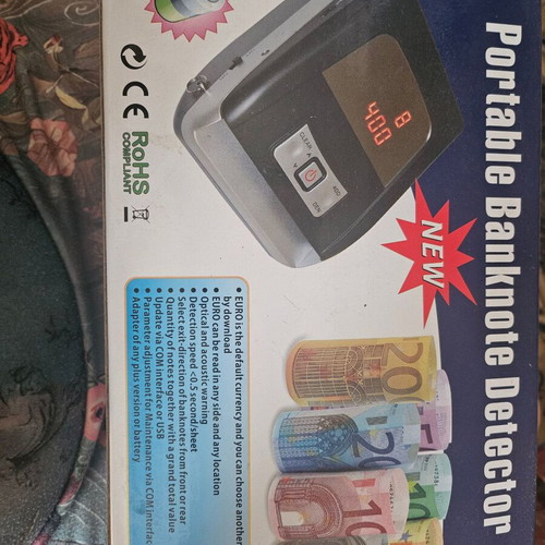Portable Banknote Detector like new, upgraded for new banknotes