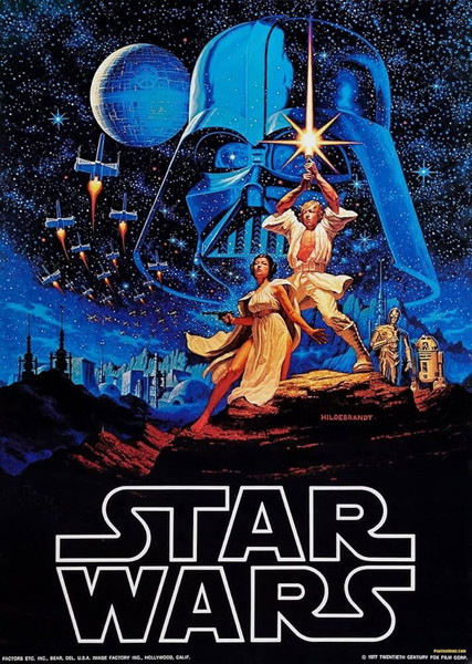 Star wars vintage poster αφίσα