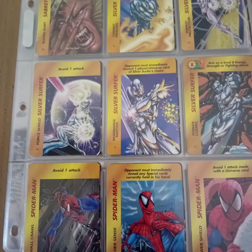 Vintage Marvel Overpower Trading Cards set of 36, new
