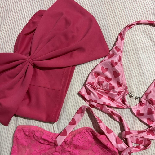 Shein Pink Top Set like new, size XS
