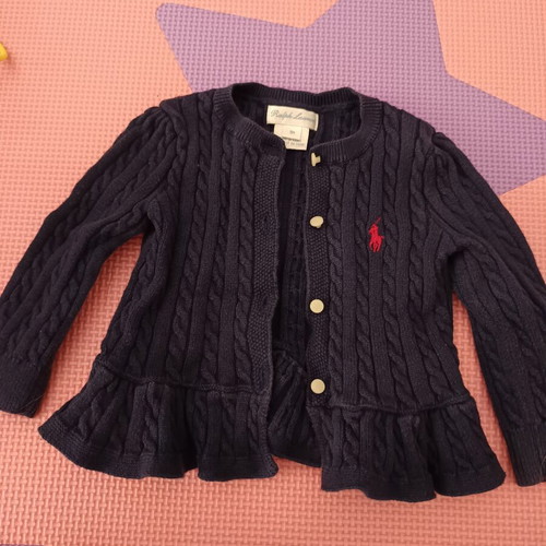 Girl's cardigan, 9 months